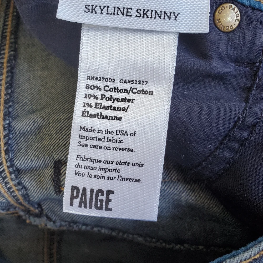 PAIGE Skyline Skinny Jeans - Picture 3 of 4